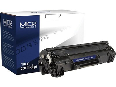 MICR Print Solutions Compatible Black Standard Yield Toner Cartridge Replacement for HP 85A