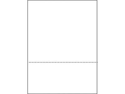 Alliance 8.5 x 11 Perforated Specialty Paper, 20 lbs., 92 Brightness, 500 Sheets/Ream (851032)