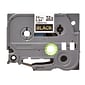 Brother TZ-E354 Label Maker Tape, 0.94"W, Gold On Black