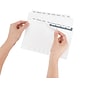 Avery Index Maker Mini Paper Dividers with Print & Apply Label Sheets, 8 Tabs, White (11427)