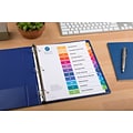 Avery Ready Index Table of Contents Paper Dividers, 1-12 Tabs, Multicolor (11141)