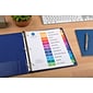 Avery Ready Index Table of Contents Paper Dividers, 1-12 Tabs, Multicolor (11141)
