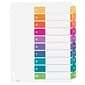 Avery Ready Index Customizable Table of Contents Paper Dividers, 10-Tab, Multicolor, Set (11135)