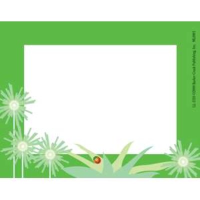 Barker Creek Go Green Name Tags, Self-Adhesive Labels, 3 1/2 x 2 3/4, 90/Pack (BC3752)