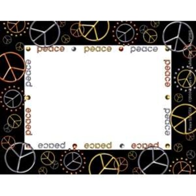 Barker Creek Peace Name Tags, Self-Adhesive Labels, 3 1/2 x 2 3/4, 90/Pack (BC3756)