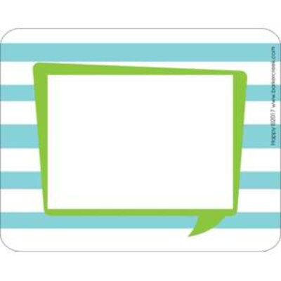 Barker Creek Happy Name Tags, Self-Adhesive Labels, 3 1/2" x 2 3/4", 90/Pack (BC3766)