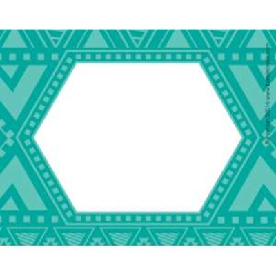 Barker Creek Self-adhesive Bohemian School Name Tags, 2.75" x 3.5", 90/Set (BC3769)