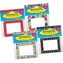 Barker Creek Groovy Name Tags, Self-Adhesive Labels Set, 180/Set (BC3781)