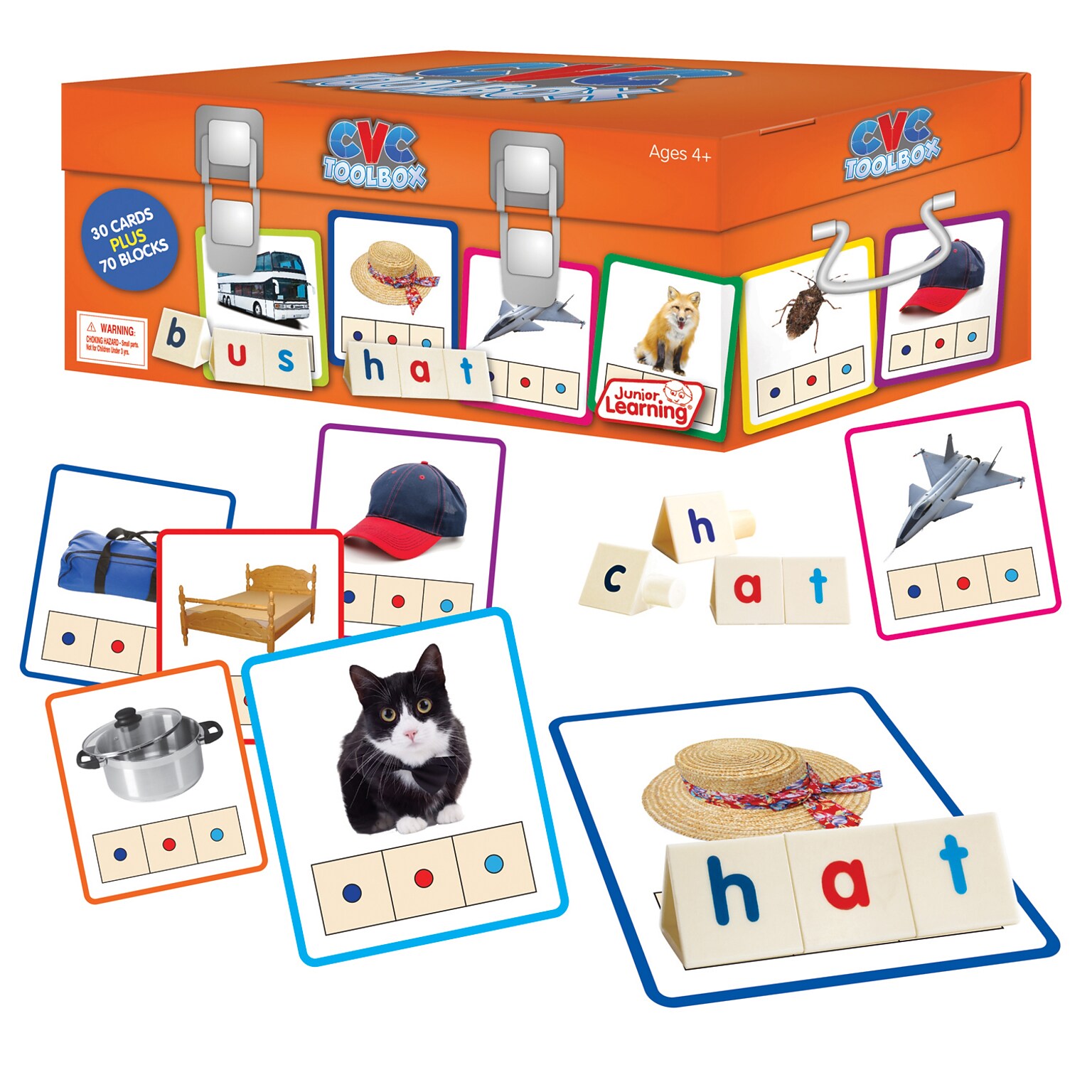 CVC Toolbox Educational Action Games for Grades 1-3 (JRL167)