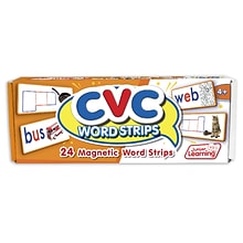 Junior Learning CVC Magnetic Word Strips, Grades K-4, Pack of 24 (JRL198)