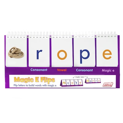 Junior Learning Magic E Flips, Double-sided Flip Stands, Pack of 3 (JRL458)