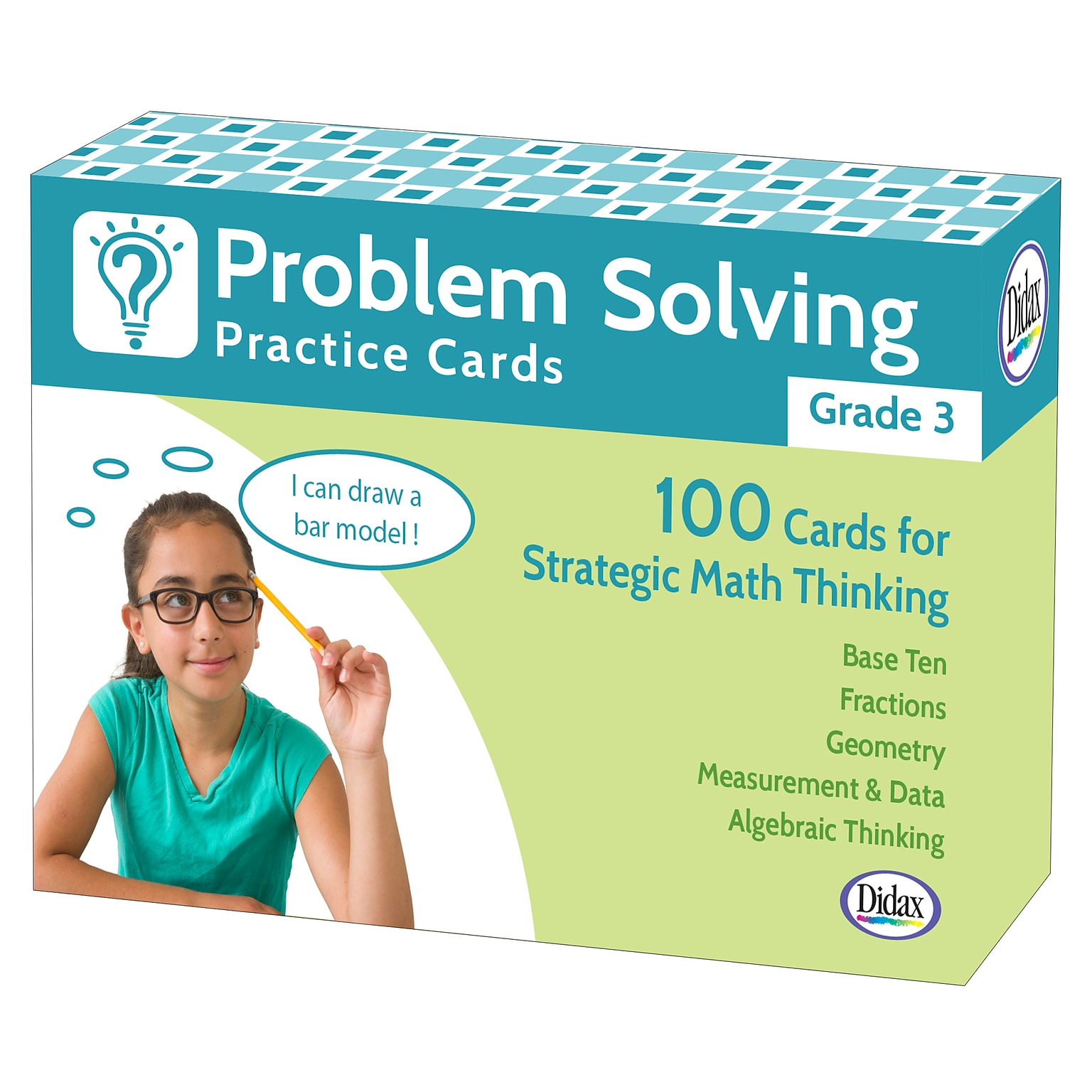 Problem Solving Practice Cards for Grade 3, Pack of 100 (DD-211279)