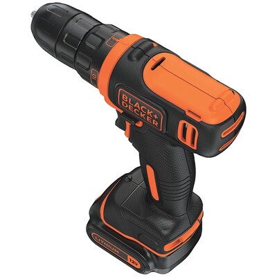 Black & Decker 12V MAX* Lithium Ion Cordless Drill Driver Kit (BDCDD12C)