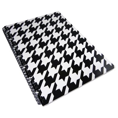 Loudmouth Notebook Houndstooth Twinwire A4