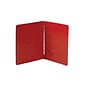 Smead Premium Pressboard 2-Prong Report Cover, Letter Size, Bright Red (81252)