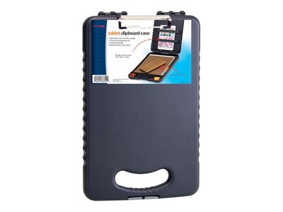 Officemate Plastic Storage Clipboard, Charcoal (83314)