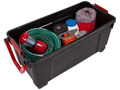 Remington 169 Quart Storage Container, Plastic, Black (296003)