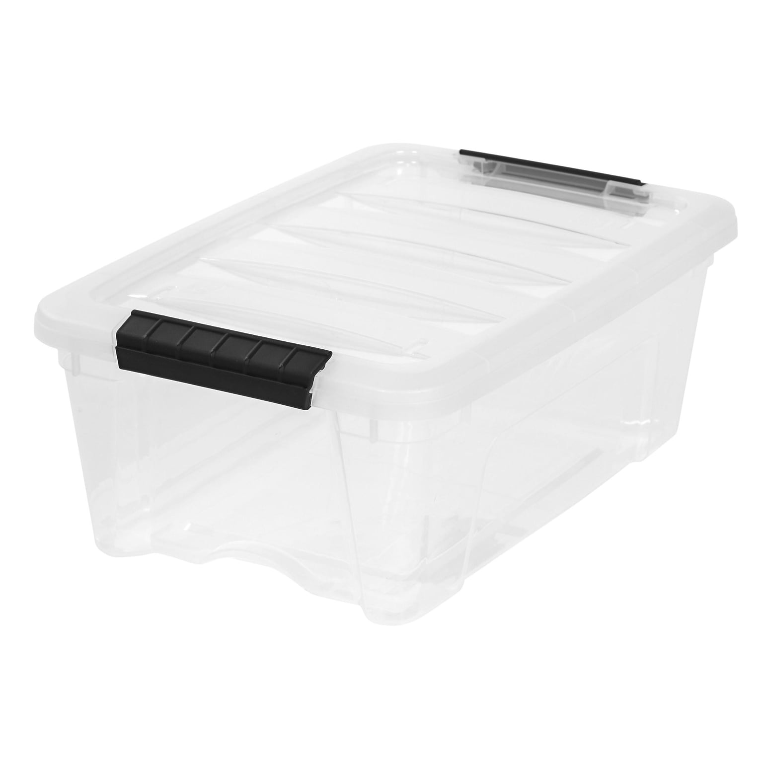 Iris Stack & Pull Stackable, Clear, 6/Carton (100300)