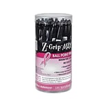 Zebra Z-Grip Max BCA Retractable Ballpoint Pen, Bold Point, Black Ink, 24/Pack (32577)