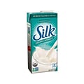 Silk Organic Unsweetened Original Lactose Free Soy Milk, 32 oz., 6/Carton (WWI00106)