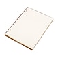 Wilson Jones Ledger Paper, 8.5" x 11", Ivory, 100 Sheets/Box (W901-10)