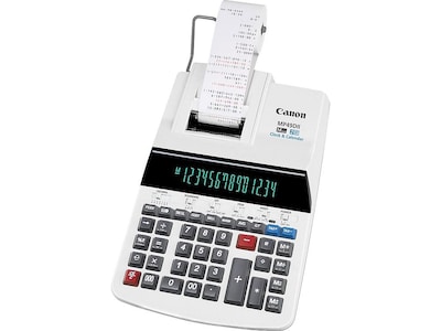 Canon MP49DII 8708B001 14-Digit Desktop Calculator, White