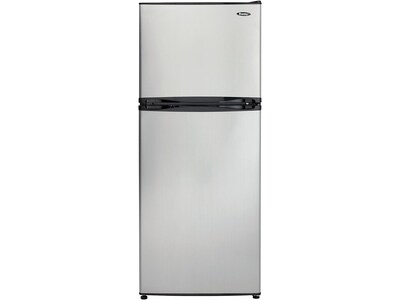 Danby 10 Cu. Ft. Refrigerator w/Freezer, Black/Stainless Steel (DFF100C1BSLDB)