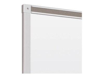 Best-Rite Deluxe Porcelain Dry-Erase Whiteboard, Anodized Aluminum Frame, 8' x 4' (202AH-25)