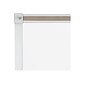 Best-Rite Deluxe Porcelain Dry-Erase Whiteboard, Anodized Aluminum Frame, 4' x 4' (202AD-25)