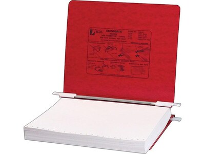 ACCO Presstex 6" Ringless Hanging Binder, Executive Red (54129)