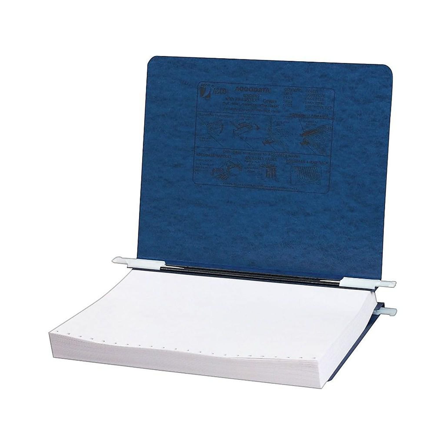 ACCO Presstex 6 Ringless Hanging Binder, Dark Blue (54123)