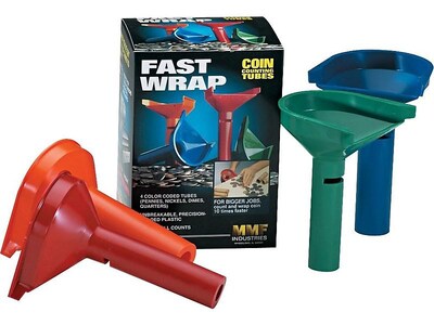 MMF Industries Coin Sorters, Assorted Colors 4/Box (224000400)