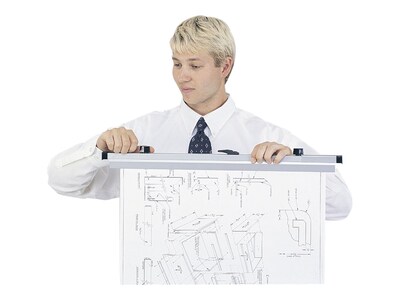 Safco 1 Pocket Aluminum Wall File, Gray (50016)