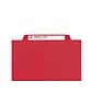 Smead Pressboard Classification Folders with SafeSHIELD Fasteners, Legal Size, 2 Dividers, Bright Red, 10/Box (19031)