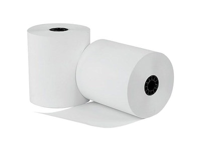 uAccept Thermal Cash Register Paper Rolls, 3 1/8 x 220, 50 Rolls/Pack (MA850)