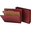 Smead End Tab Pressboard Classification Folders with SafeSHIELD Fasteners, Letter Size, 1 Divider, R
