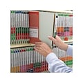 Smead End Tab Pressboard Classification Folders with SafeSHIELD Fasteners, Letter Size, 3 Dividers,