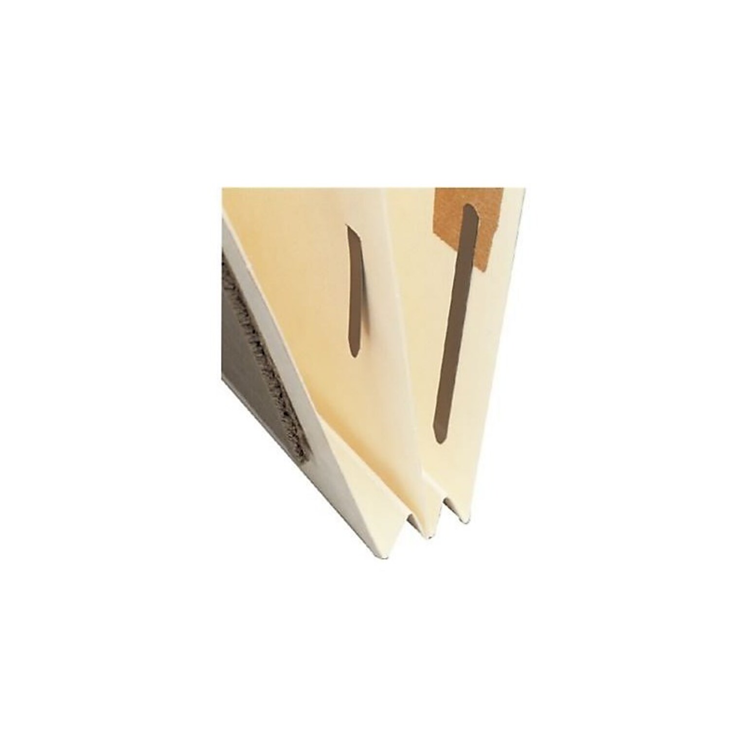 Medical Arts Press End Tab Classification Folders, Letter Size, 1 Divider, Manila, 125/Box (35482B)