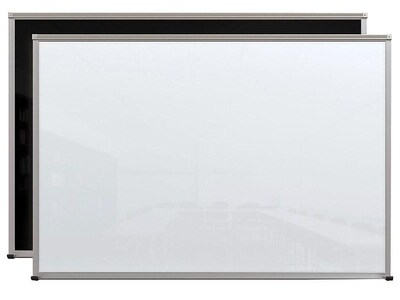 Balt Glass Dry-Erase Whiteboard, Anodized Aluminum Frame, 6 x 4 (14801)