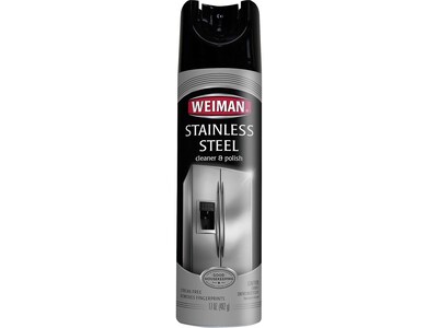 Weiman Stainless Steel Cleaner & Polish, Floral, 17 Oz. (49)