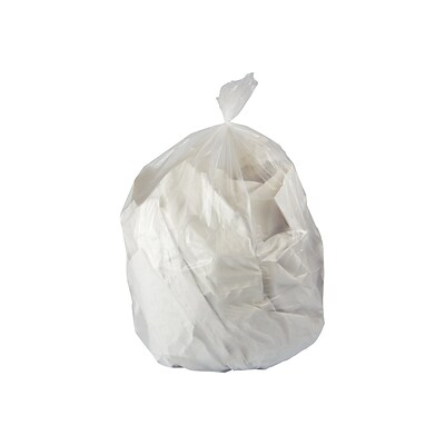 Heritage LLDPE Trash Bag Liner, 16 Gallon, 24x32, 0.7Mil, 20/25, Coreless Roll, Clear, 500 Bags/Carton (H4832HC R01)