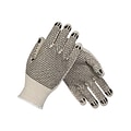 PIP PVC Coating Cotton/Polyester Gloves, Natural/Black, Small, 12/Pr (36-110PDD/S)