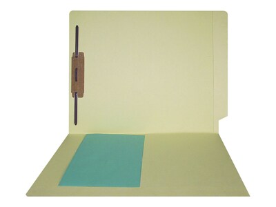 Medical Arts Press® End-Tab Pocket File Folders, 1-Fastener, Letter, Manila, 250/Bx (31466B)