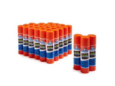 Elmers School Washable Glue Sticks, 0.24 oz., Purple, 30/Pack (2159542)
