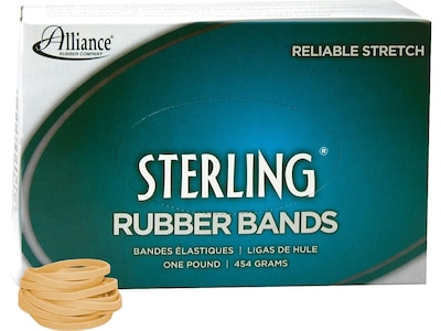 Alliance Sterling Multi-Purpose Rubber Bands, #32, 1 lb. Box, 950/Box (24325)