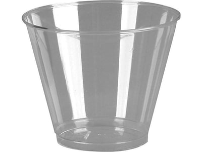 Comet Tumblers, 9 Oz., Clear, 500/Pack (T9S)