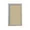 Ghent Vinyl Enclosed Bulletin Board, Satin Frame, 3H x 2W (PA13624VX-181)