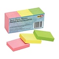 Redi-Tag Standard Notes, 1 1/2 x 2 Assorted Colors, 100 Sheets/Pad, 12 Pads/Pack (23701)