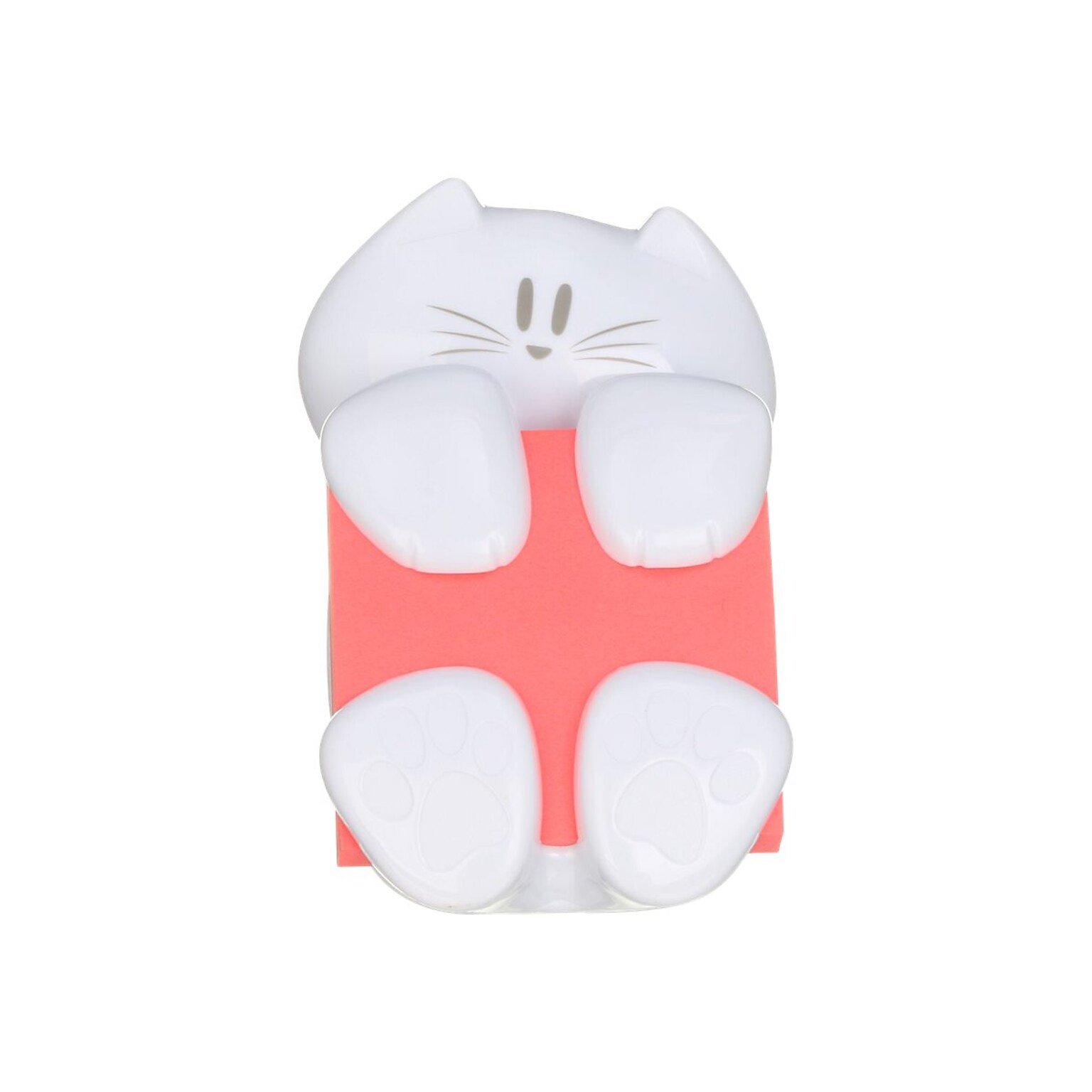 Postit® Cat PopUp Dispenser for 3" x 3" Notes, White (CAT330
