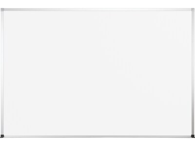 Essentials by Best-Rite Dura-Rite Laminate Dry-Erase Whiteboard, Anodized Aluminum Frame, 4 x 4 (212ND)